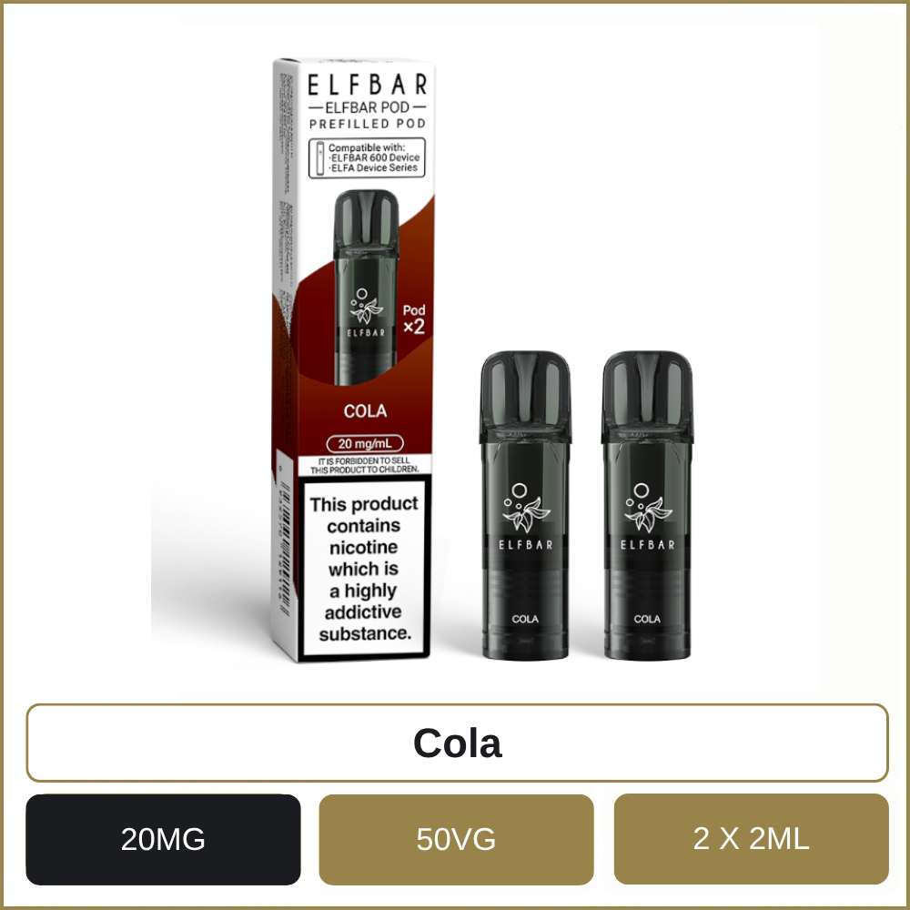 Cola Elf Bar 600 Pods 2 Pack