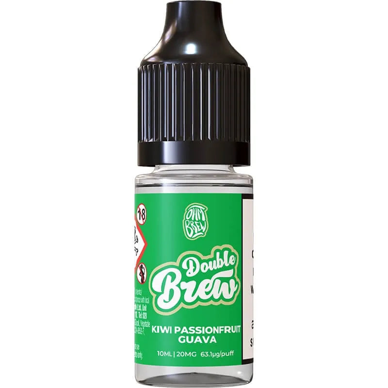 Double Brew Kiwi Passionfruit Guava E-Liquid 10ml Black Lid