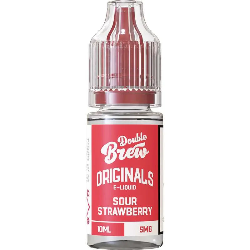 Double Brew Originals Sour Strawberry E-Liquid 10ml