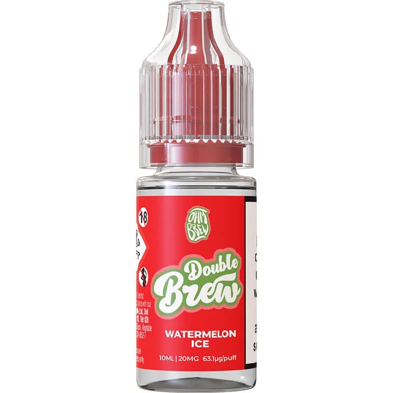 Double Brew Watermelon Ice E-Liquid 10ml Bottle