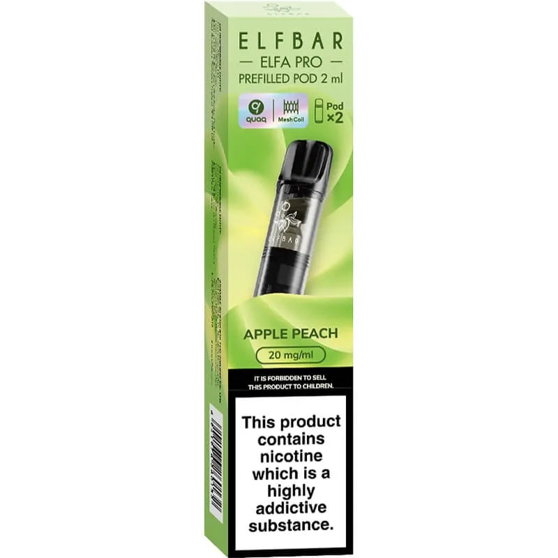 Apple Peach Elf Bar ELFA PRO Pods 2 Pack