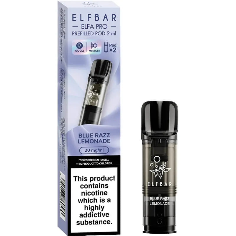 Blue Razz Lemonade Elf Bar ELFA PRO Pods 2 Pack