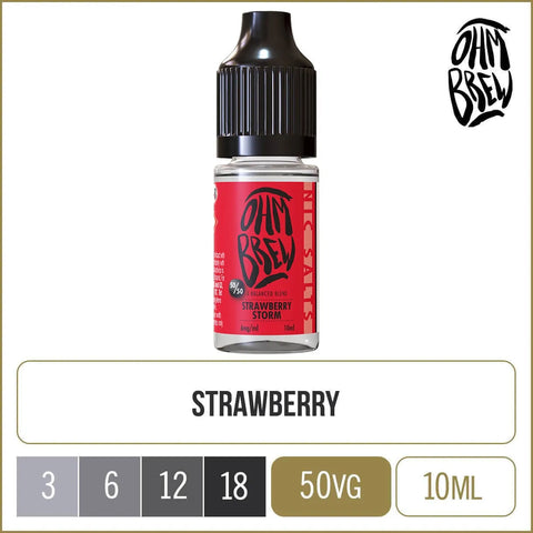 Ohm Brew 50/50 Strawberry Storm 10ml (php)