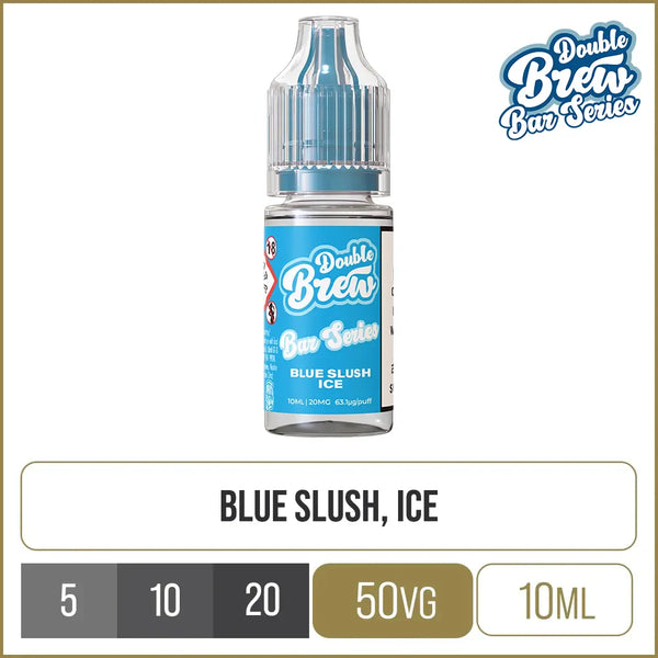Double Brew Bar Series Blue Slush Ice E-Liquid 10ml
