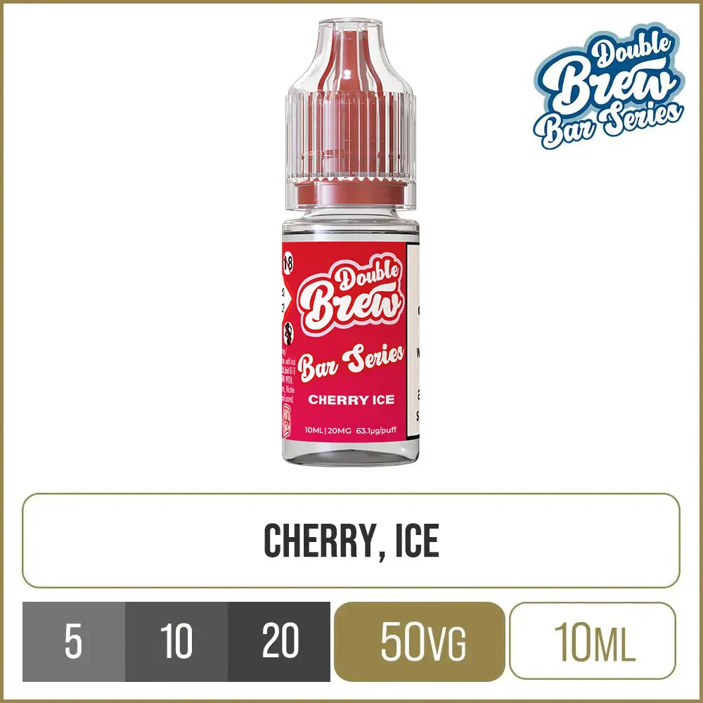 Double Brew Bar Series Cherry Ice E-Liquid 10ml