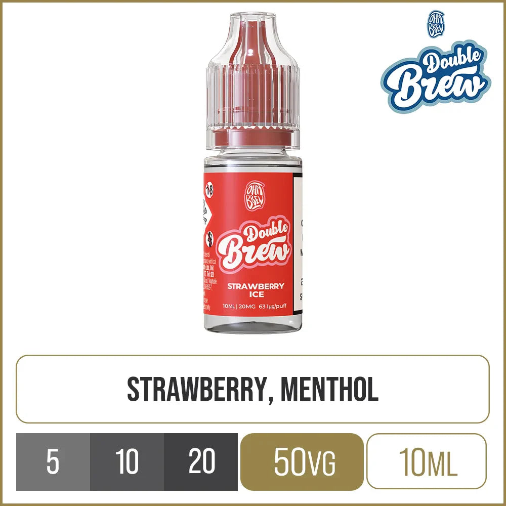 Double Brew Strawberry Ice E-Liquid 10ml