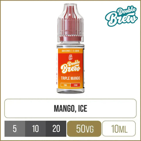 Double Brew Bar Series Triple Mango E-Liquid 10ml (php)