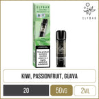 Kiwi Passion Fruit Guava Elf Bar ELFA PRO Pods 2 Pack
