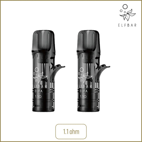 Elf Bar Elfa refillable pods two pack.