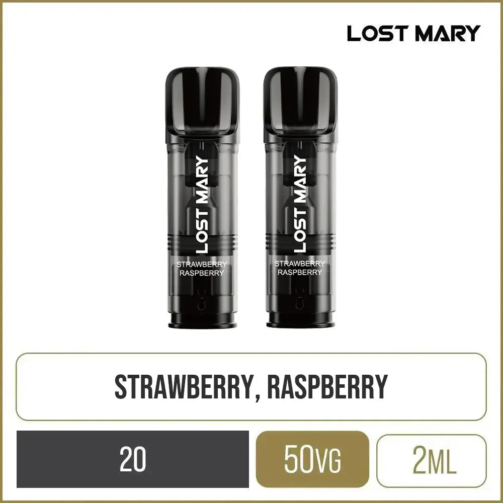 Strawberry Raspberry Lost Mary Tappo Pods 2 Pack