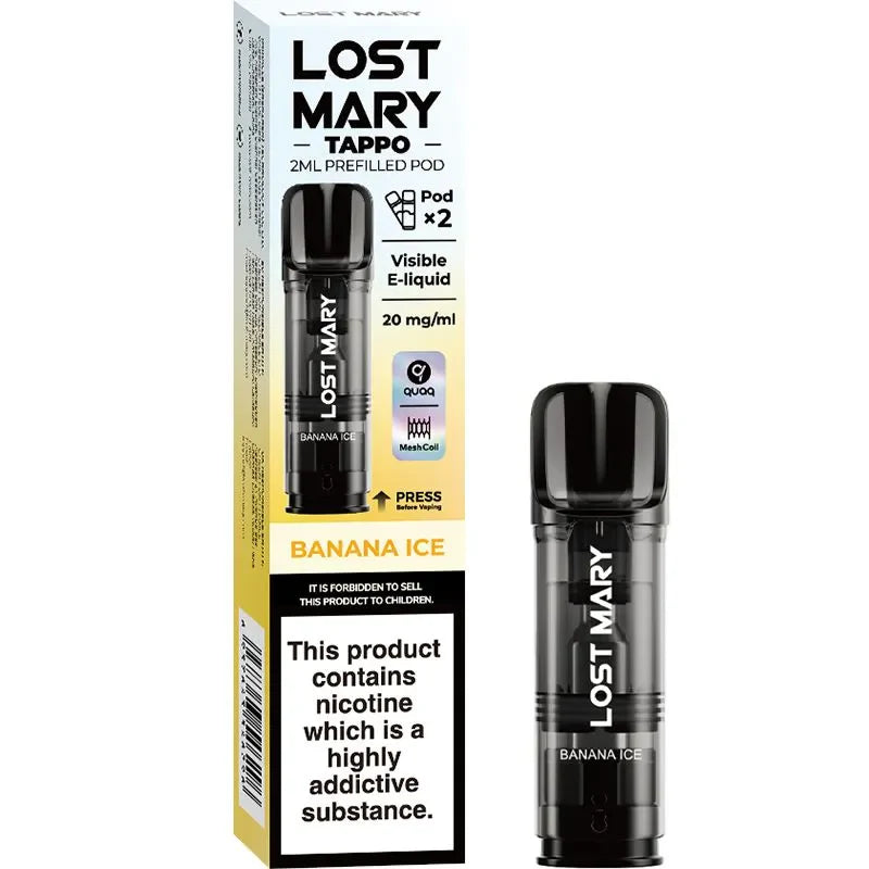 Banana Ice Lost Mary Tappo Pods 2 Pack