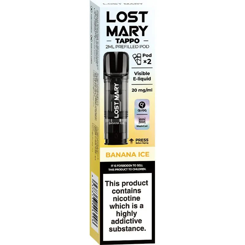 Banana Ice Lost Mary Tappo Pods 2 Pack