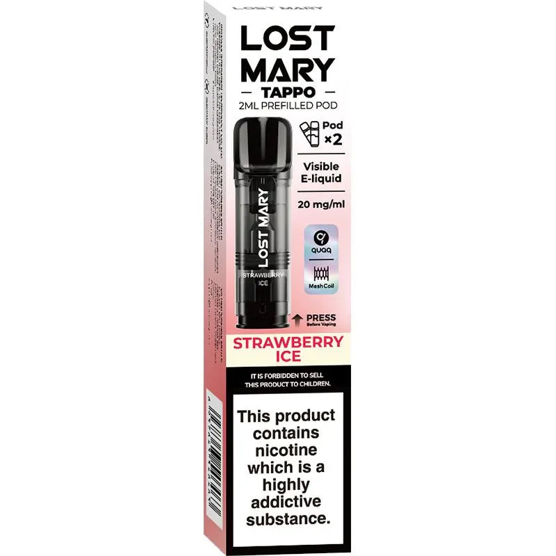 Strawberry Ice Lost Mary Tappo Pods 2 Pack
